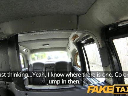 Fake Taxi Brunette takes it in the ass