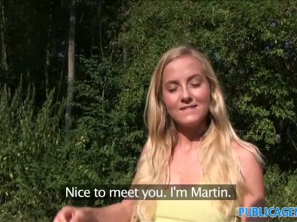 PublicAgent Beautiful blonde with tiny pussy