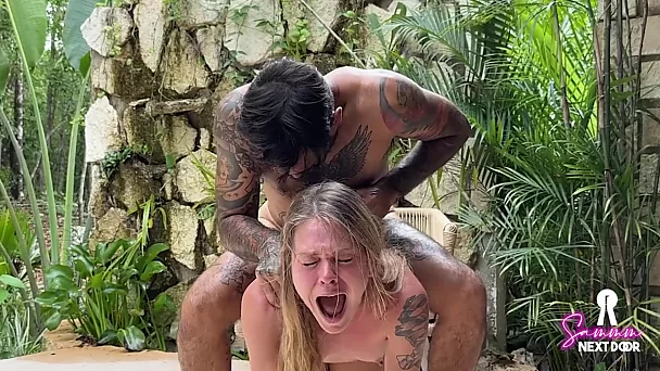 Intense anal fuck with tourist in Mexico