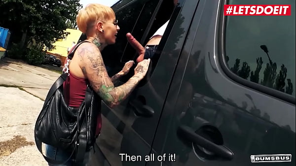 BUMS BUS - Lady Kinky Cat - Sexy Ass Deutsche Babe Takes Cock On A Bus